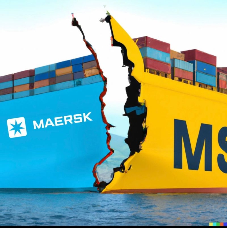 Chegou ao fim a parceria MSC e Maersk (joint 2M), as duas maiores empresas de transporte mar?timo-1