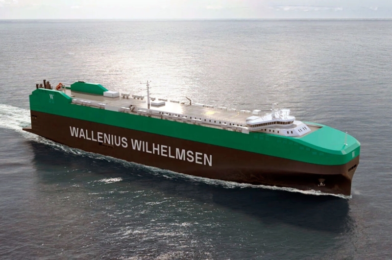 Wallenius Wilhelmsen confirma pedido de at? 12 PCTCs movidos a metanol