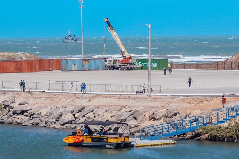 Primeira etapa de obras para criar porto no Piau? ? inaugurada