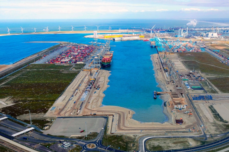 Maersk planeja dobrar a capacidade do terminal de Roterd? at? 2026