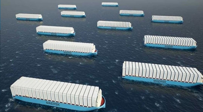 Maersk adquire seis navios que operam com metanol verde