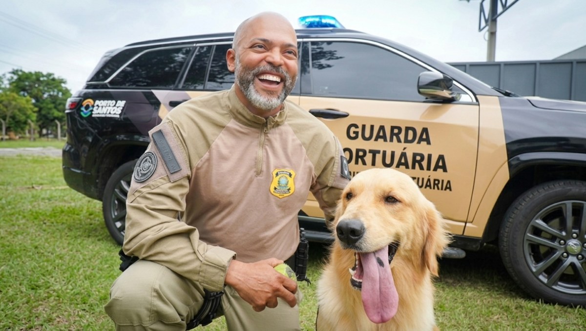 Segurança de ponta no Porto de Santos ganha reforço de quatro patas