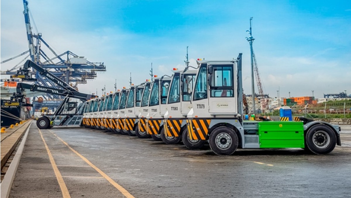 DP World acelera eletrificação em Santos e prepara terminal para nova escala operacional