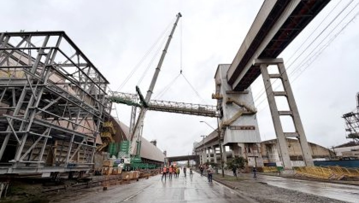 Porto de Paranaguá realiza primeira conexão do Moegão com terminal privado