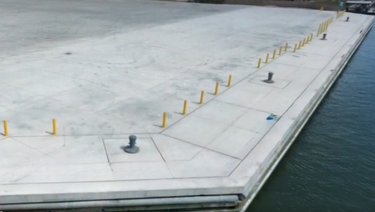 Nuevo malecón y muelle de maniobras en Port Mansfield está completo y funcional