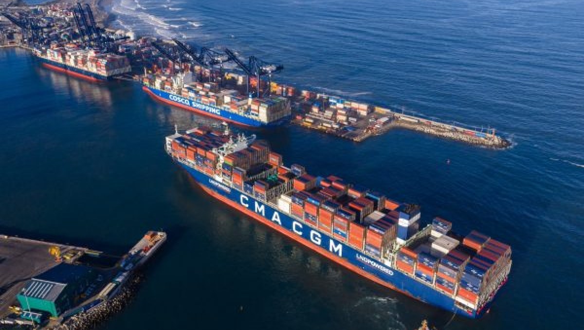 Carga movilizada en puertos de Región de Valparaíso baja 11,4% en agosto