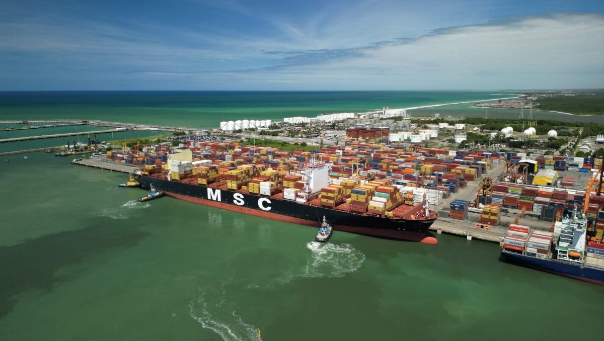 MSC suma escala a Puerto de Suape en servicio Gulf to Saec I