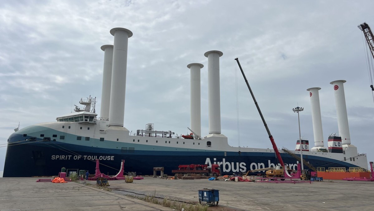 LD Armateurs y Norsepower completan instalación de velas rotatorias a buque Ro-Ro propulsado por viento