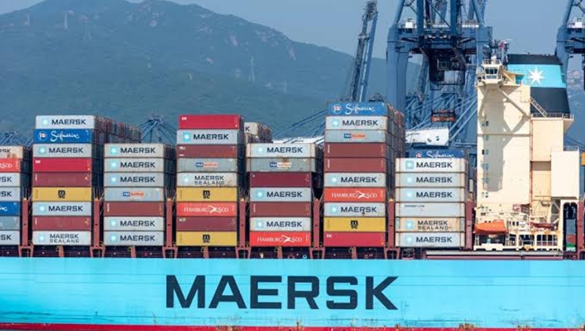 Maersk poderá cancelar reservas de contêineres após cinco dias da saída prevista