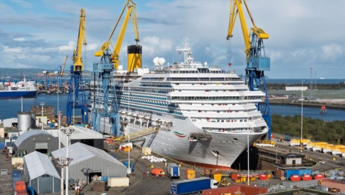 Harland & Wolff inicia transformación del Costa Fortuna en nuevo buque de Margaritavilla at Sea