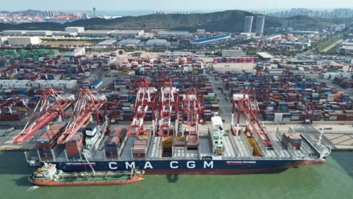 China: CMA CGM Gold realiza su primera escala en el Puerto de Qingdao