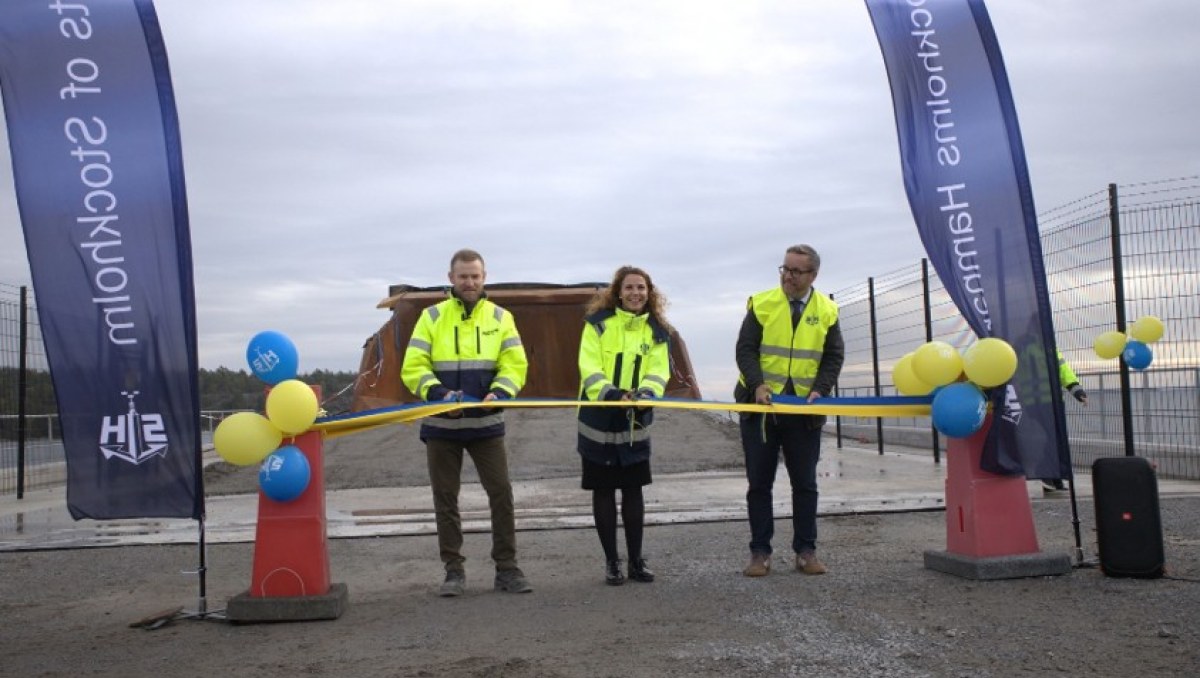 Stockholm Norvik Port inaugura nueva instalación de carga a granel
