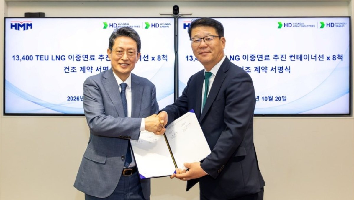 HMM inks $1.5bn order for eight containerships at HD Hyundai
