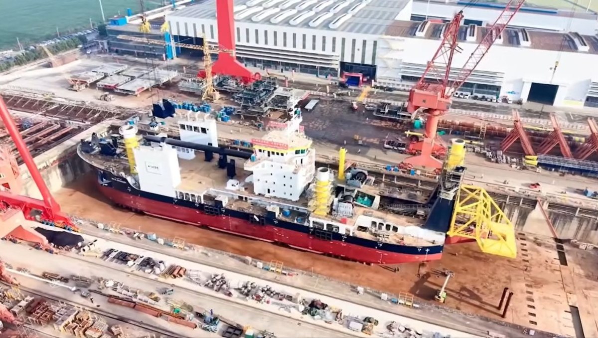 PHOTO OF THE DAY: NMDC Group's new dredger Abu Al Bakhoush