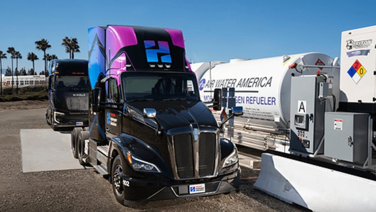 Toyota installs mobile hydrogen fueling devices at California freight yard