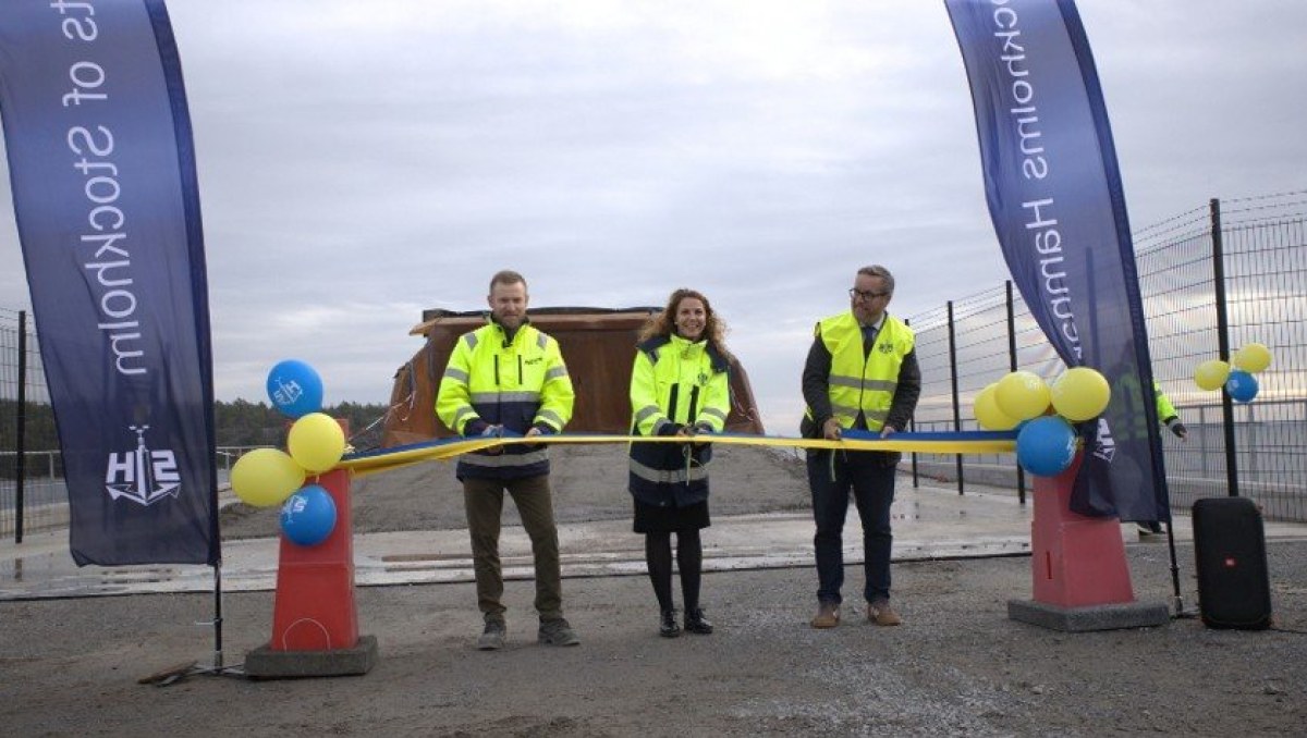 Stockholm Norvik port inaugurates aggregate loading facility