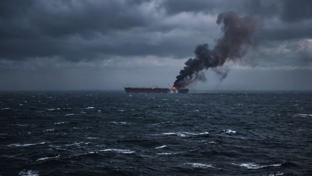 Oil Tanker With 21 Indian Seafarers Struck By Unknown Projectile In Strait Of Hormuz