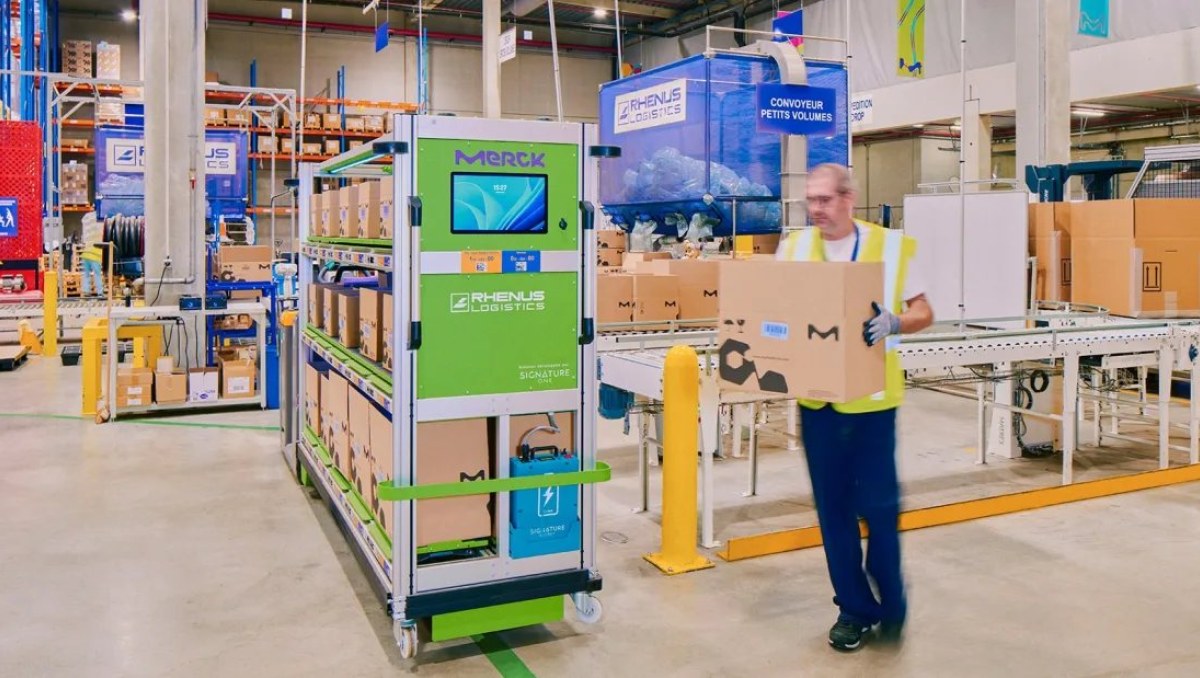 Rhenus introduces smart picking technology at Merck logistics hub in France