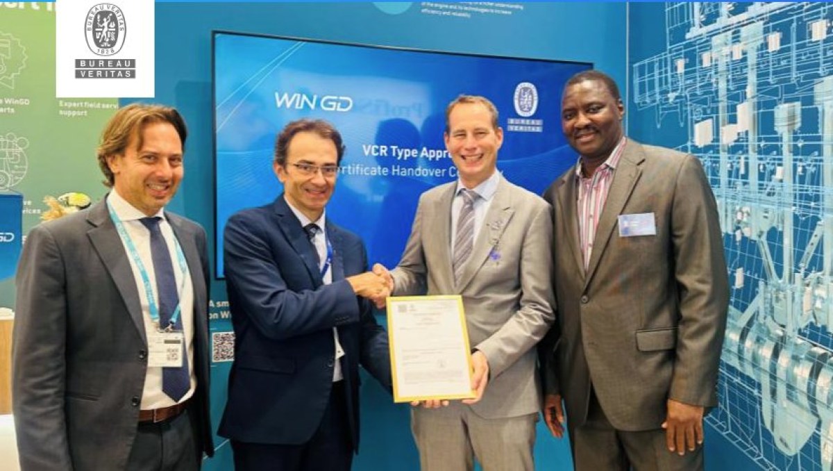 Bureau Veritas grants type approval to WinGD’s variable compression technology