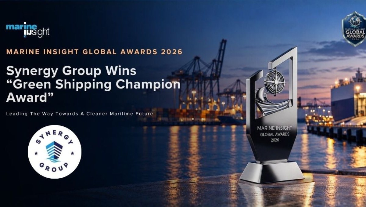 Synergy Marine Group Named “Green Shipping Champion” For Decarbonization & Fleet Sustainability