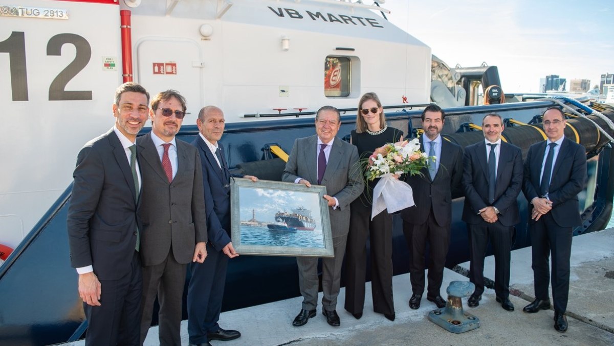 Boluda Towage Names Damen ASD Tug 2813 VB Marte in Genoa Ceremony