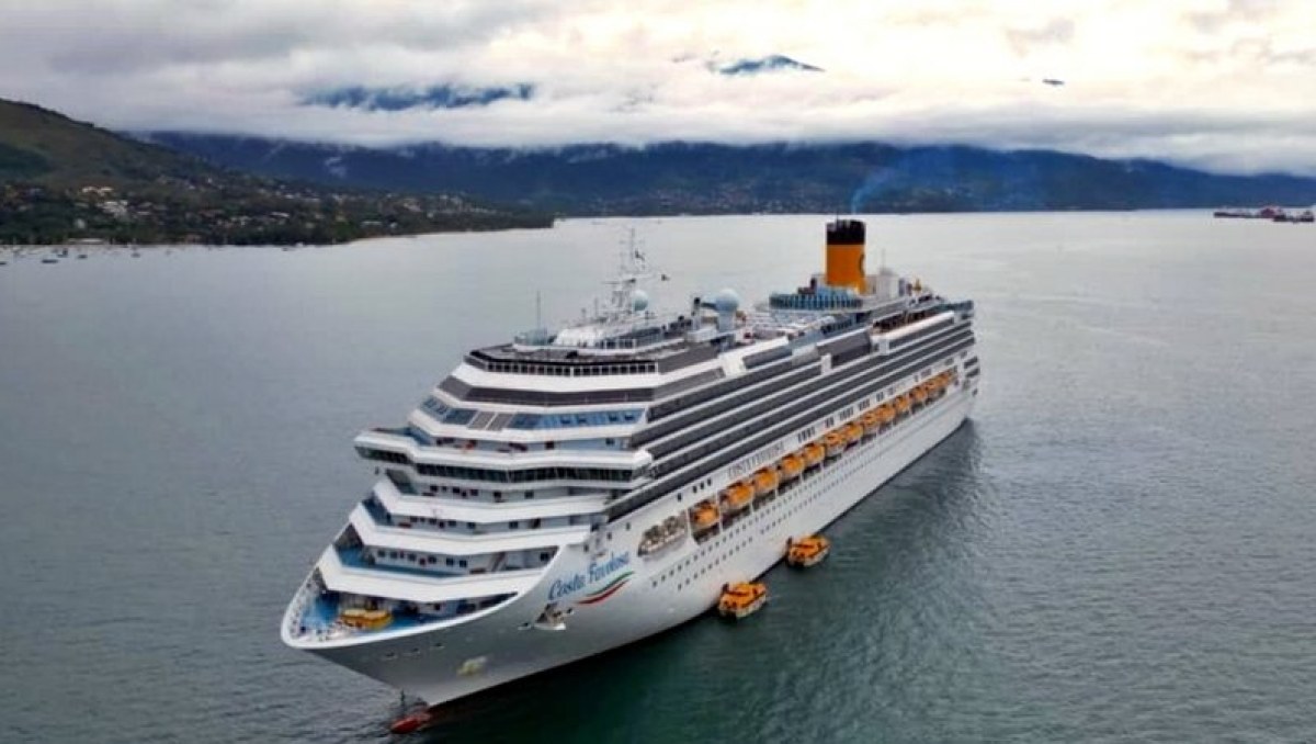 Costa Favolosa Enters Drydock in Northern Europe
