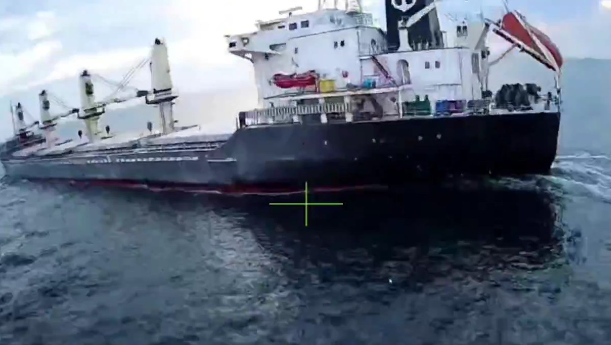 Rusia afirma haber atacado a buque de carga que se dirigía al Puerto de Chornomorsk