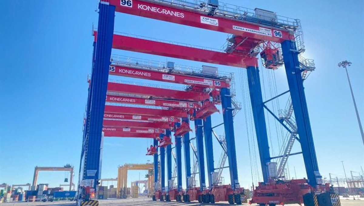 Konecranes registra entrada de pedidos por USD 3.700 millones entre enero y septiembre