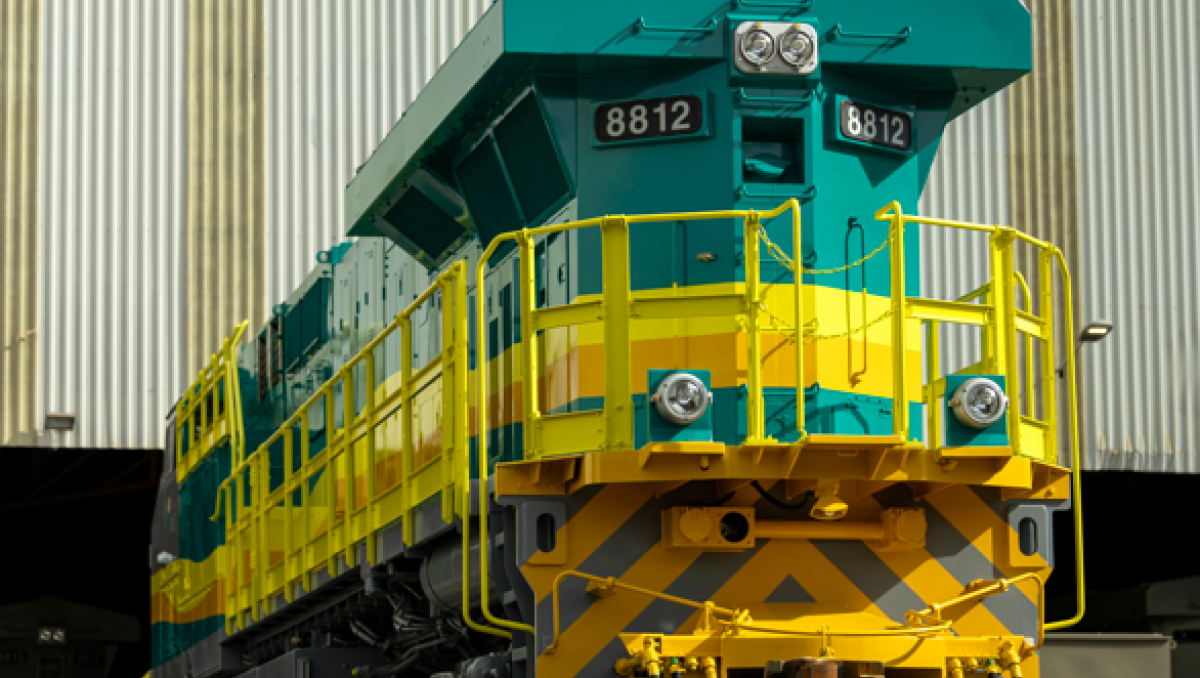 Vale conclui montagem de nova locomotiva para a Estrada de Ferro Vitória a Minas