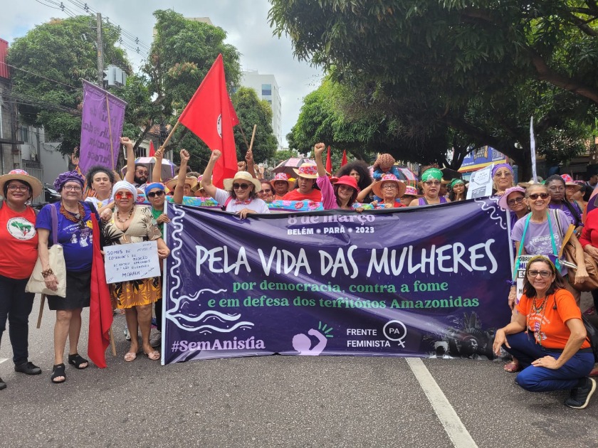 Belém sedia caminhada que renova o pacto feminista global iniciado na Eco-92