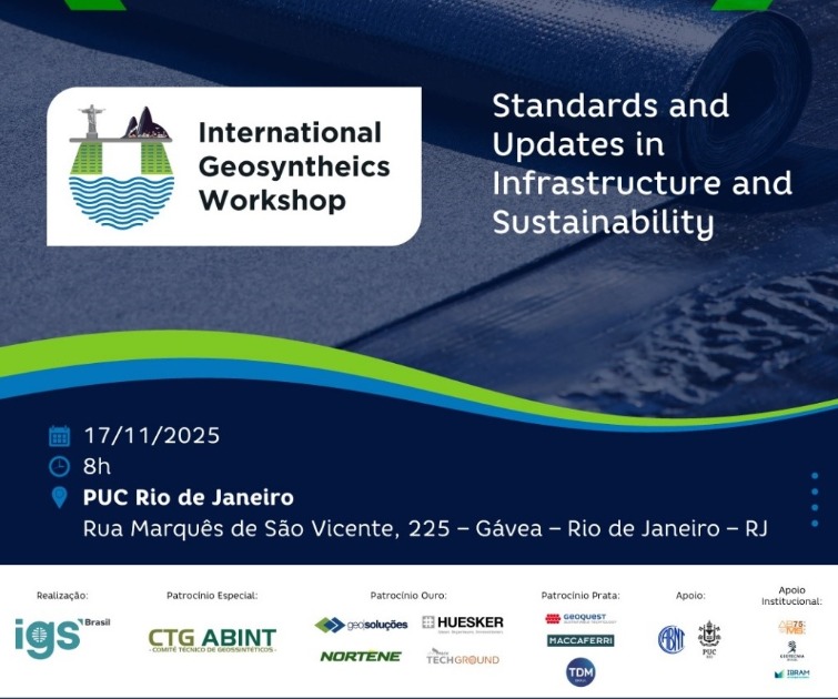 CTG ABINT patrocina evento sobre práticas sustentáveis em infraestrutura e geossintéticos