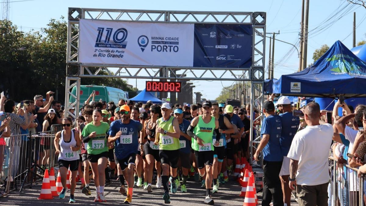 Porto do Rio Grande celebra 110 anos com tradicional corrida de aniversário