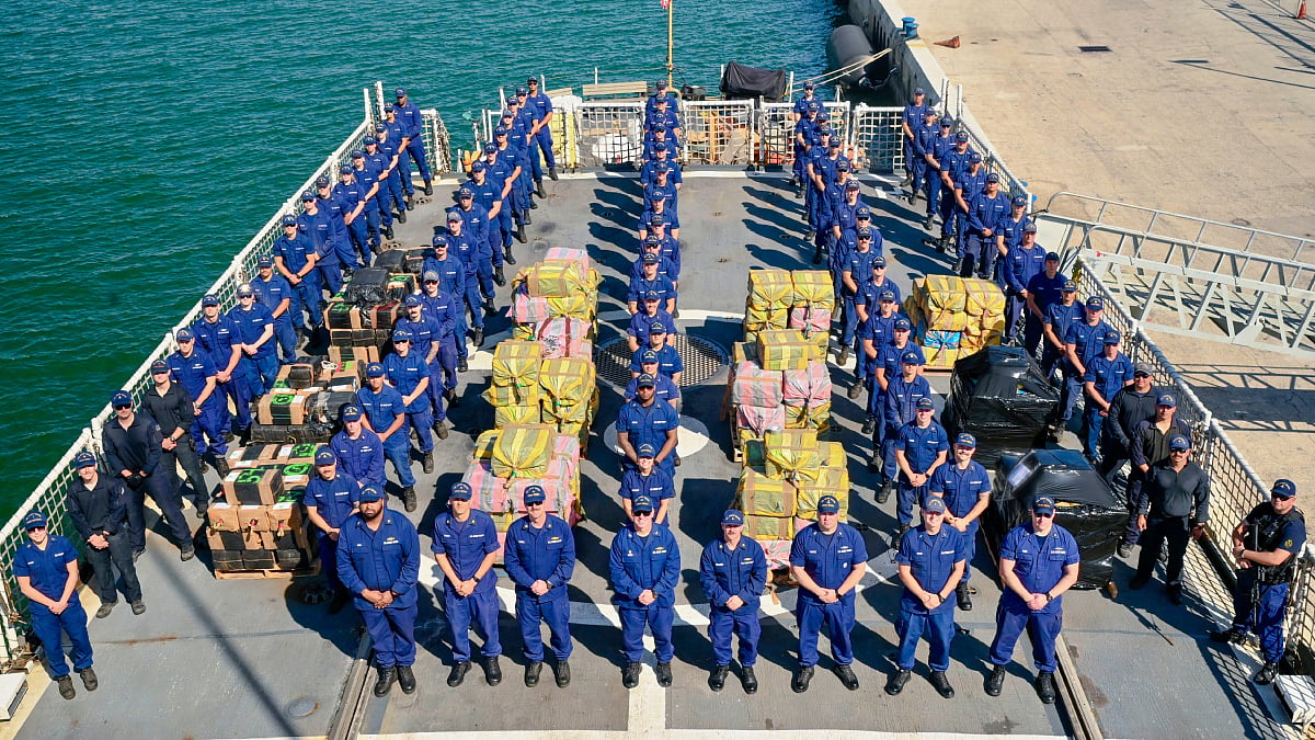 US Coast Guard offloads over $133m in drugs interdicted in Eastern Pacific Ocean