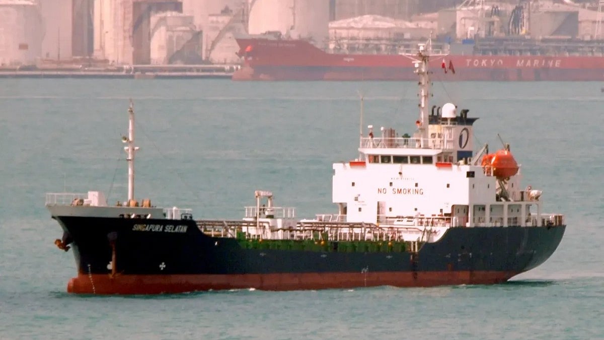 Fuel tanker ablaze in Strait of Hormuz after drone strike, Iran Revolutionary Guards say