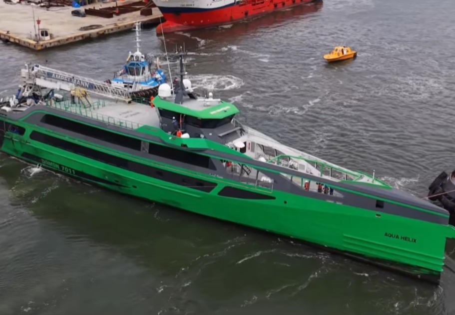 Wilson Sons coordena mais uma docagem do navio Aqua Helix