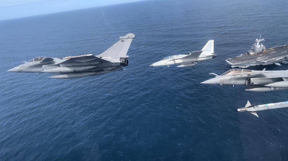 Macron: France sending aircraft carrier Charles de Gaulle to Mediterranean
