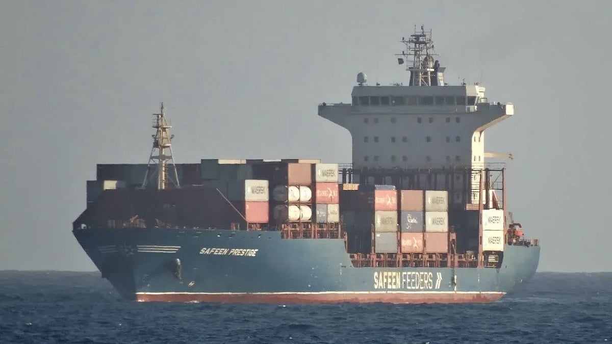 Three missing after tug hit by explosion sinks in Strait of Hormuz