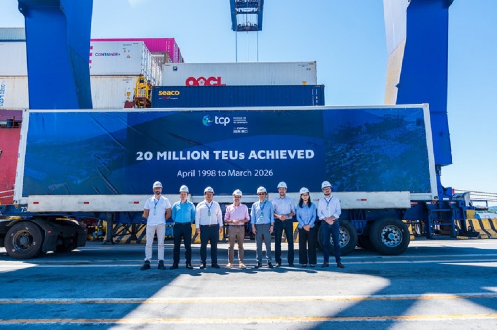 Movimentação da TCP supera 145 mil TEUs e confirma expansão do Porto de Paranaguá