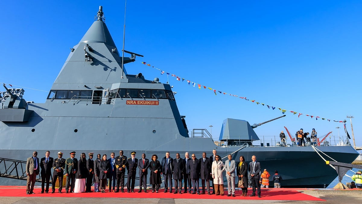 Angolan Navy's newest corvette launched in France