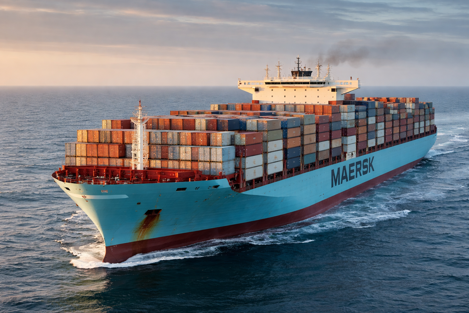 Maersk alerta para pressão no combustível marítimo.