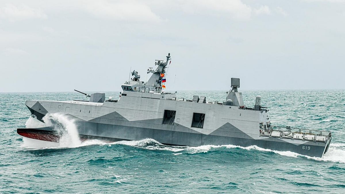 Taiwanese builder delivers new catamaran corvette