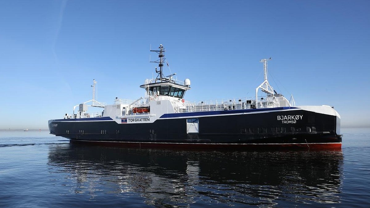 Torghatten Nord receives new hybrid Ro-Pax ferry from Polish yard