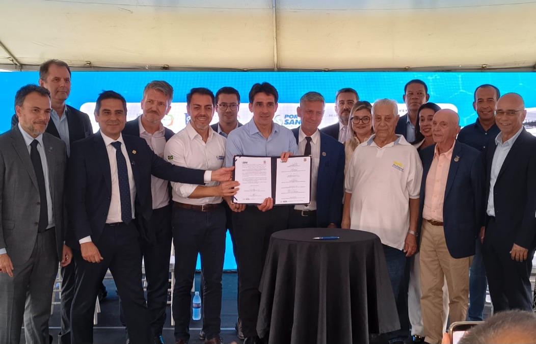 Ministro dos Portos assina compromisso para liberar recursos do túnel Santos–Guarujá