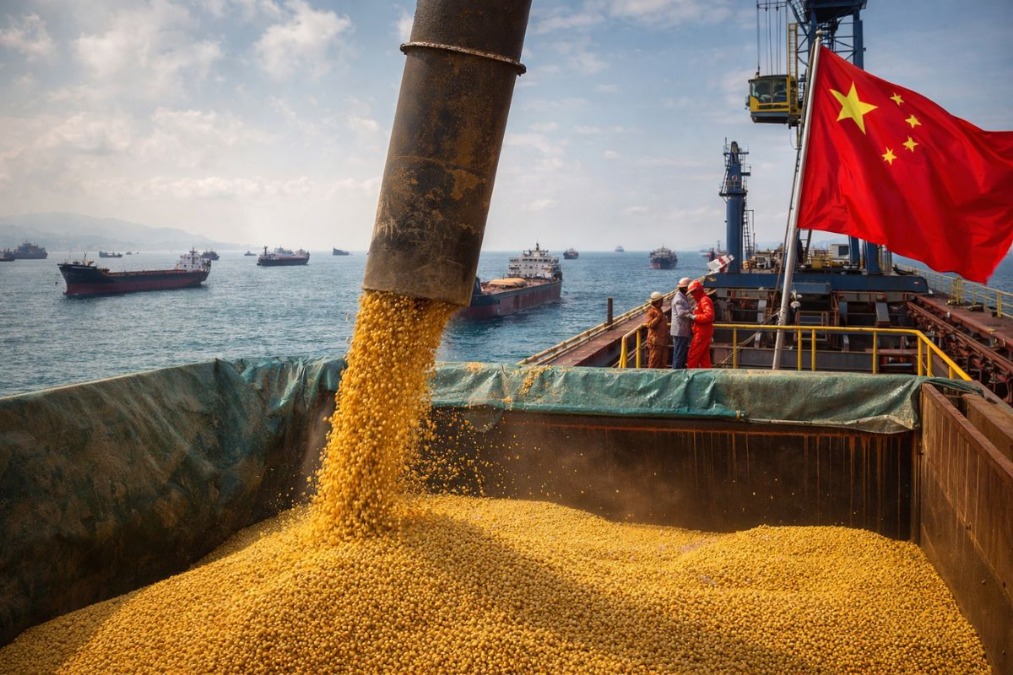 China devolve navios com soja brasileira e pressiona governo por acordo sanitário