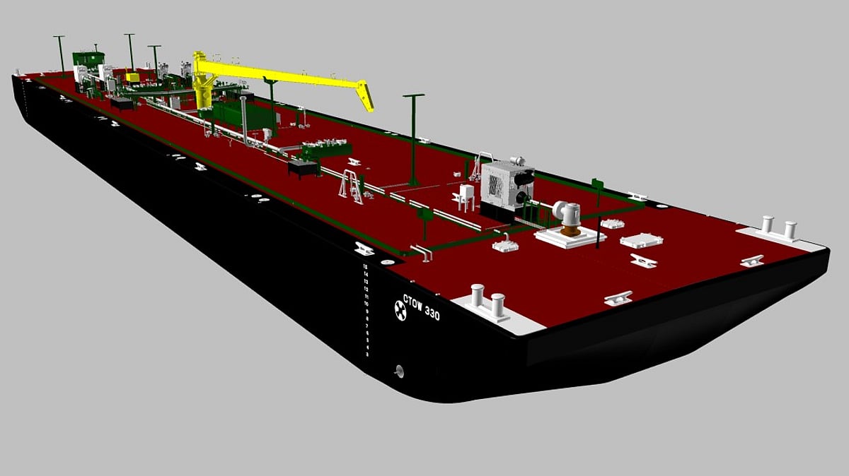 New 28,000-barrel bunkering barge delivered to Colonial Towing