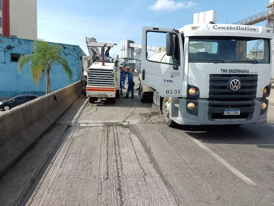 Após críticas, Porto de Santos reforça obras na Avenida Perimetral