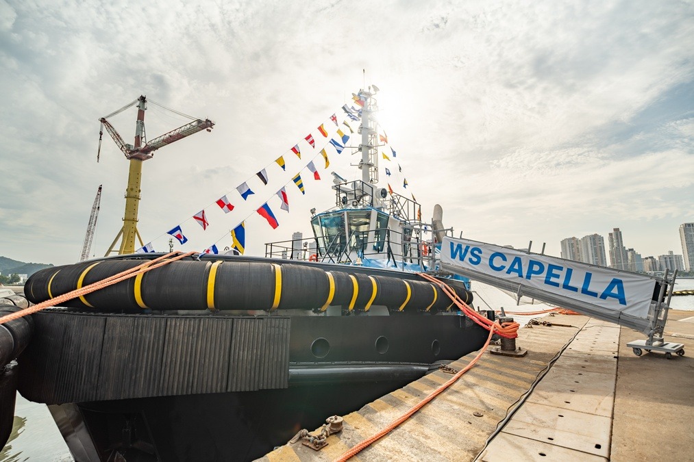 Wilson Sons lança novo rebocador para operar no Porto de Santos
