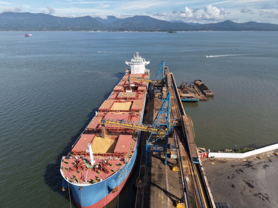 Porto de São Francisco - Exportação de soja aumenta 44% em abril