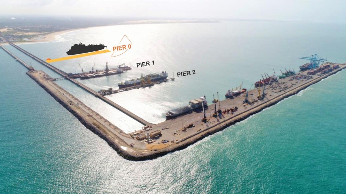 Novo píer de regaseificação no Porto do Pecém impulsiona expansão energética do Ceará