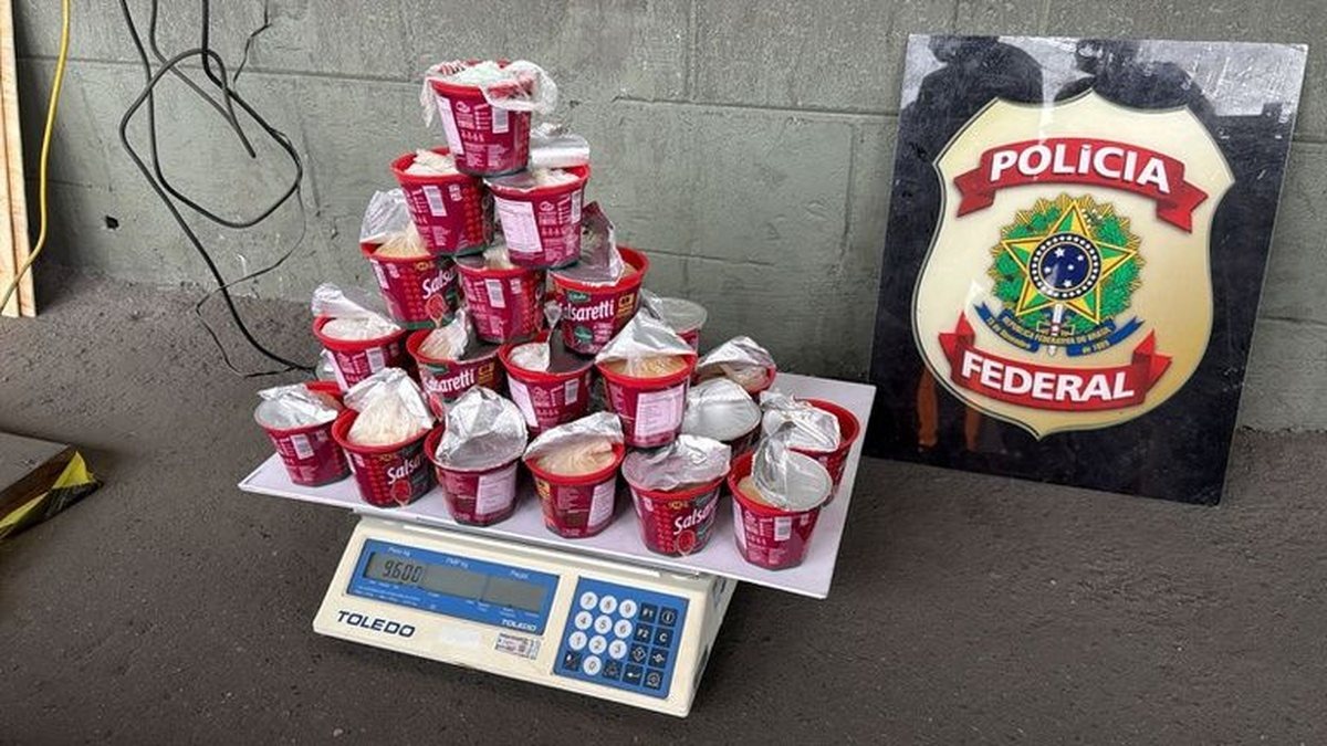 Cocaína escondida em carga de molho de tomate é apreendida no Porto de Santos